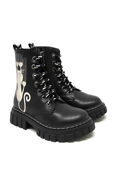 Minican Unisex Çocuk Postal Bot Siyah MNCN-410