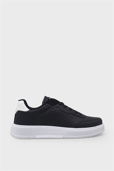 Minican Unisex Çocuk Sneakers Siyah Beyaz MNCN-153