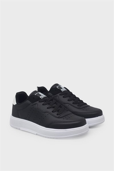 Minican Unisex Çocuk Sneakers Siyah Beyaz MNCN-153