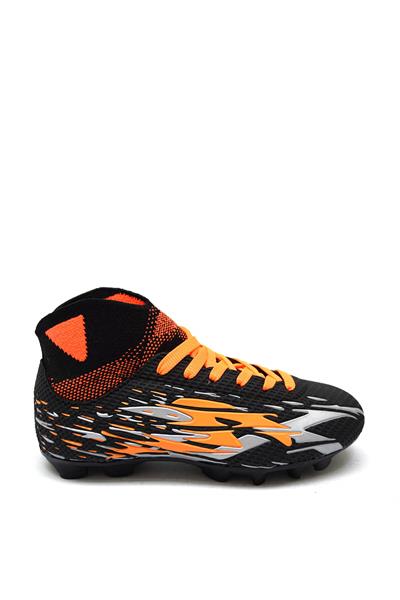 Mp Erkek Çocuk Çivili Krampon Siyah Turuncu MP-1701