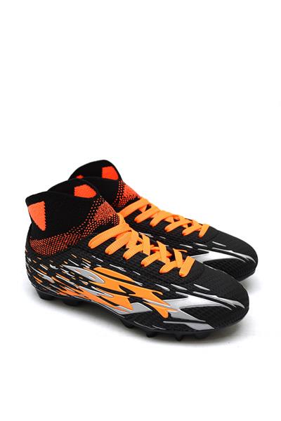 Mp Erkek Çocuk Çivili Krampon Siyah Turuncu MP-1701