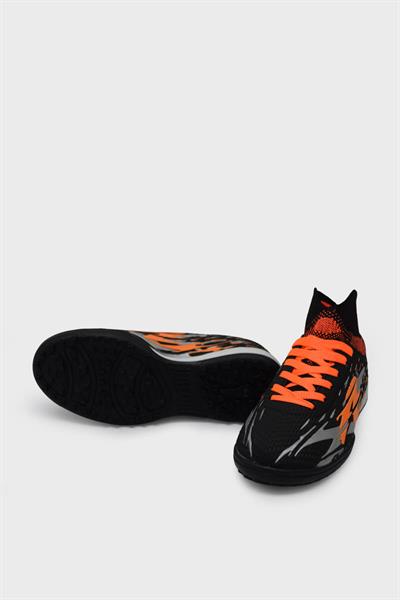 Mp Erkek Çocuk Çoraplı Halısaha Krampon Siyah Turuncu MP-1700