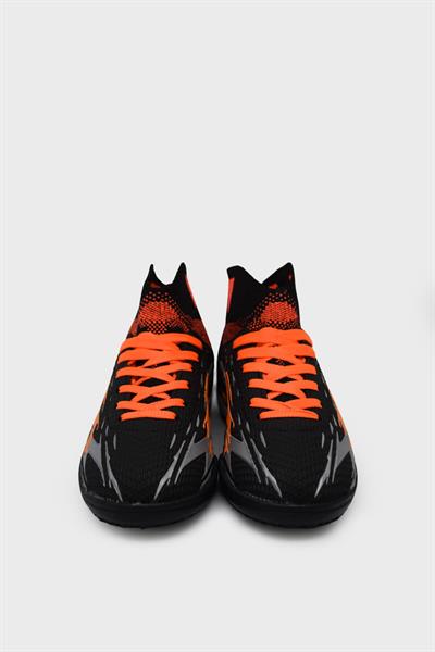 Mp Erkek Çocuk Çoraplı Halısaha Krampon Siyah Turuncu MP-1700