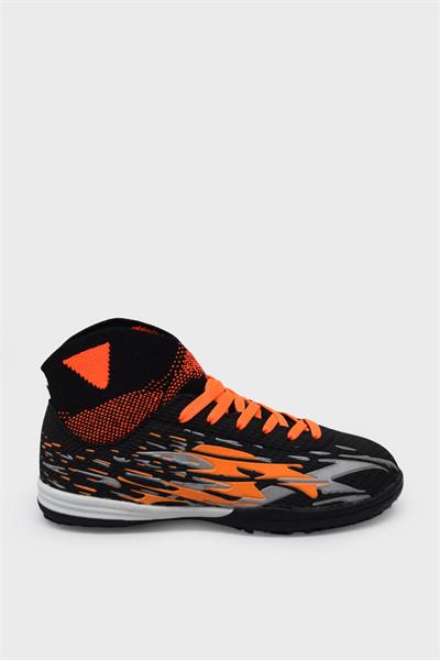 Mp Erkek Çocuk Çoraplı Halısaha Krampon Siyah Turuncu MP-1700