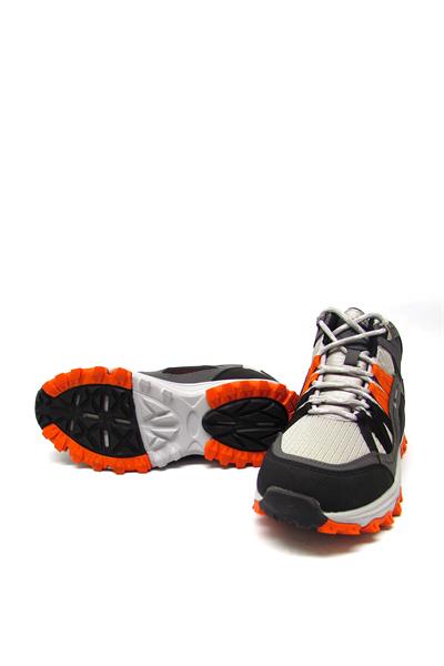 Mp Erkek Spor Ayakkabı Gri Turuncu MP-2603