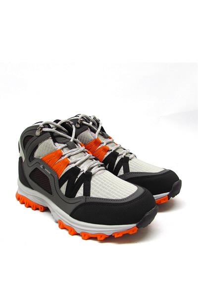 Mp Erkek Spor Ayakkabı Gri Turuncu MP-2603