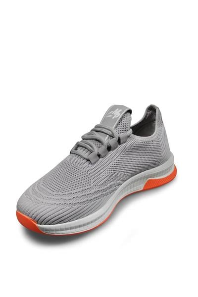 MP Erkek Triko Sneakers Spor Ayakkabı Gri MP2346