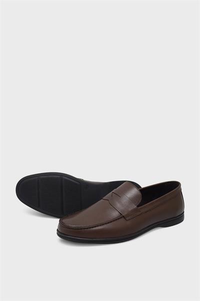 Mp Erkek Yazlık Casual Deri Ayakkabı Kahve MP-4434