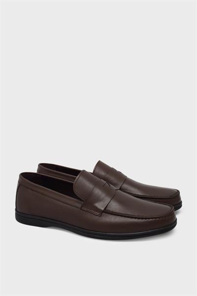 Mp Erkek Yazlık Casual Deri Ayakkabı Kahve MP-4434