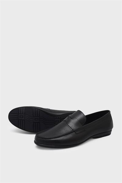 Mp Erkek Yazlık Casual Deri Ayakkabı Siyah MP-4434