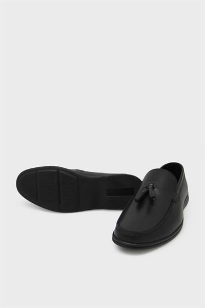 Mp Erkek Yazlık Casual Deri Corcik Ayakkabı Siyah MP-4435