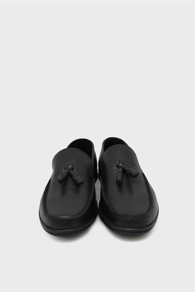 Mp Erkek Yazlık Casual Deri Corcik Ayakkabı Siyah MP-4435