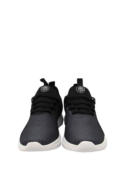 Mp Erkek Yazlık Triko Spor Ayakkabı Siyah Gri MP-1061