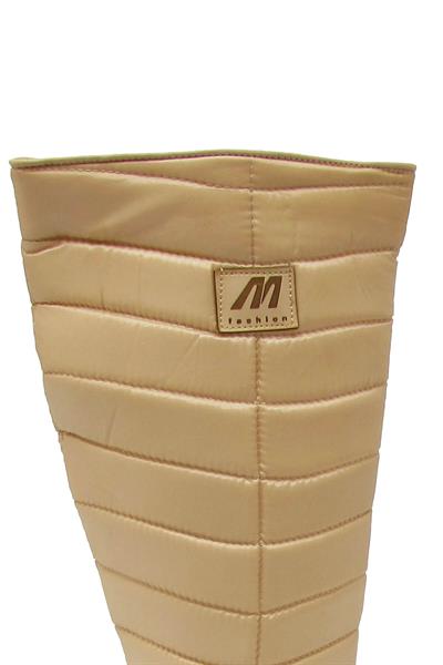 Mp Kadın Casual Kapitone Çizme Bej MP-2752