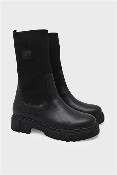 Mp Kadın Streçli Günlük Bot Siyah MP-2209