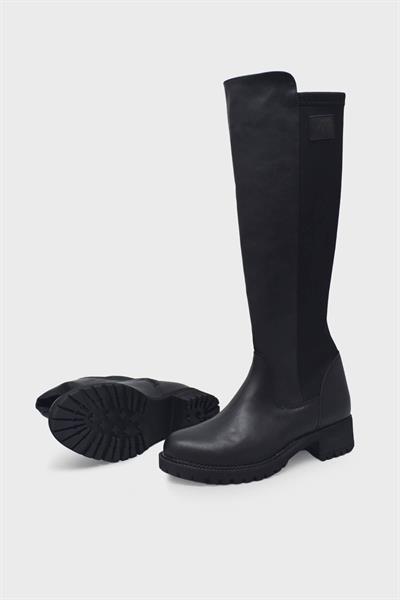 Mp Kadın Streçli Günlük Çizme Siyah MP-2202