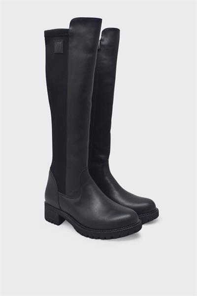 Mp Kadın Streçli Günlük Çizme Siyah MP-2202