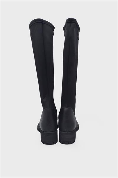 Mp Kadın Streçli Günlük Çizme Siyah MP-2202