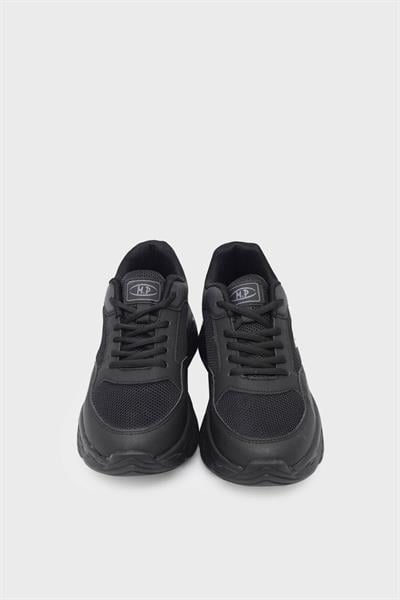 Mp Kadın Yüksek Taban Spor Ayakkabı Siyah MP-1102