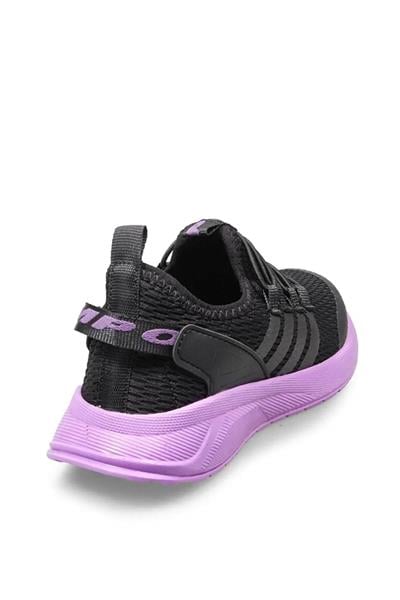 Mp Kız Çocuk Bağcıklı Spor Ayakkabı Siyah Mor MP-3011