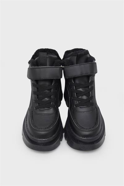 Mp Kız Çocuk Cırtlı Bot Siyah MP-3345