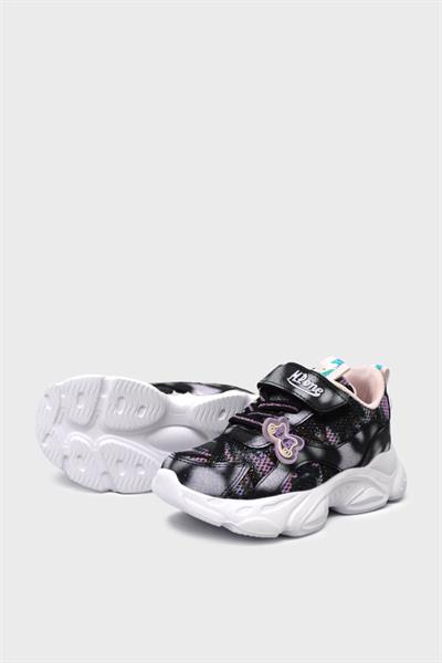 Mp Kız Çocuk Cırtlı Spor Ayakkabı Siyah MP-3216