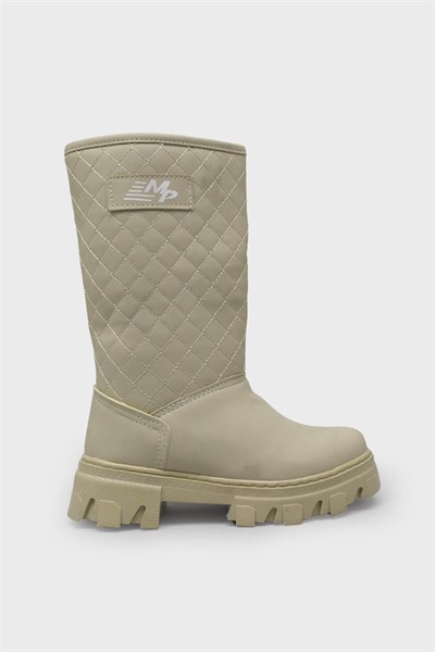 Mp Kız Çocuk Günlük Çizme Bej MP-3336