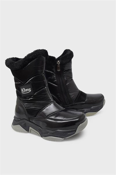 Mp Kız Çocuk Kar Botu Siyah MP-3346
