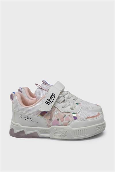 Mp Kız Çocuk Spor Ayakkabı Beyaz Pembe MP-3201