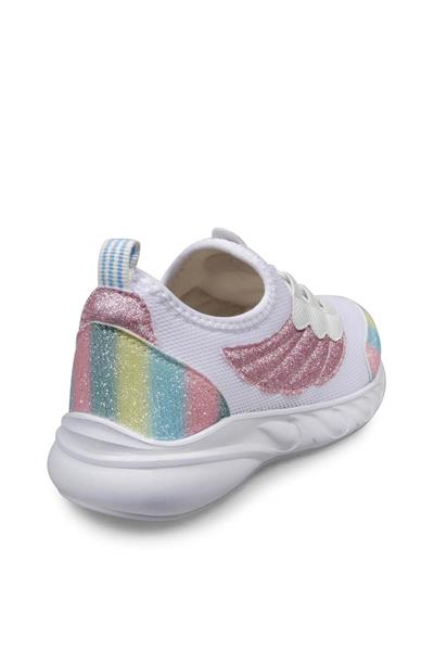 Mp Kız Çocuk Spor Ayakkabı Beyaz Pembe MP-3015