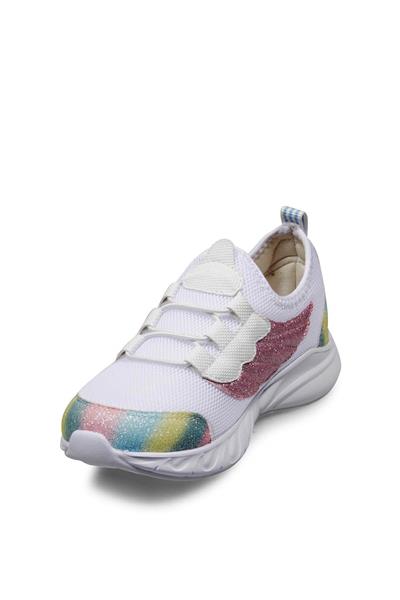 Mp Kız Çocuk Spor Ayakkabı Beyaz Pembe MP-3015