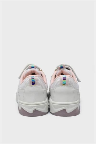 Mp Kız Çocuk Spor Ayakkabı Beyaz Pembe MP-3201