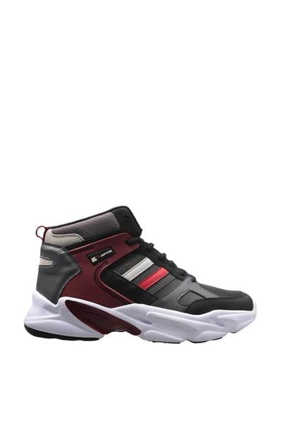 MP Unisex Basket Ayakkabısı Gri Bordo MP-2635