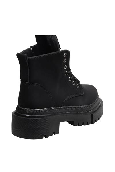 MP Unisex Çocuk Nubuk Postal Bot Siyah MP-3471