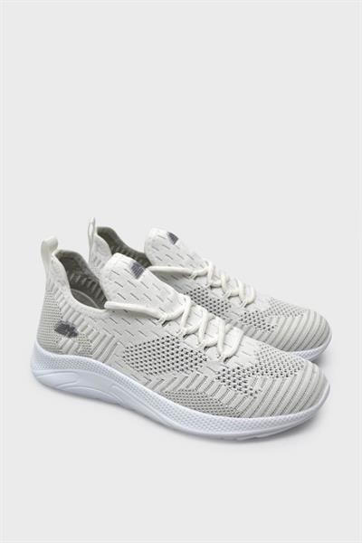 Mp Unisex Yazlık Streçli Spor Ayakkabı Beyaz MP-1501