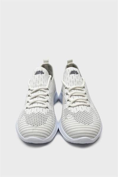 Mp Unisex Yazlık Streçli Spor Ayakkabı Beyaz MP-1501