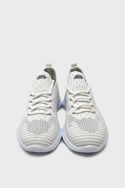Mp Unisex Yazlık Streçli Spor Ayakkabı Beyaz MP-1501