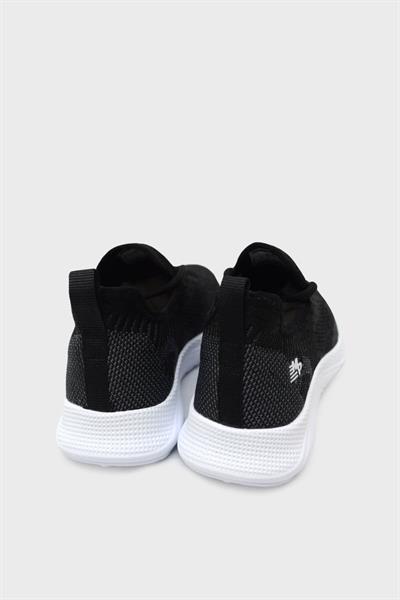 Mp Unisex Yazlık Streçli Spor Ayakkabı Siyah Beyaz MP-1501