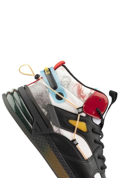 North Wild Between Unisex Spor Ayakkabı Siyah Beyaz EK2022-11