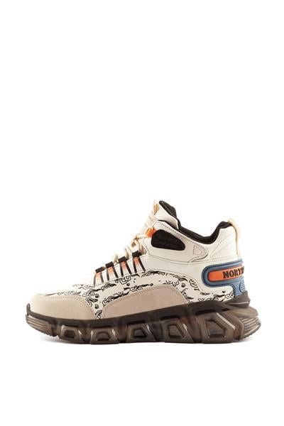 North Wild Unisex Air Taban Spor Ayakkabı Bej EK-2022-14