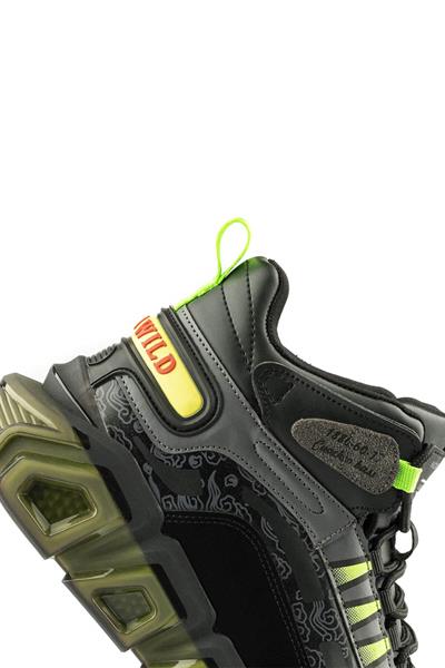 North Wild Unisex Air Taban Spor Ayakkabı Siyah EK-2022-14