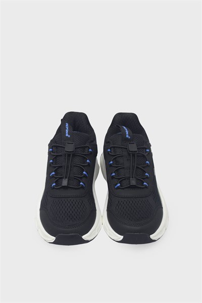Pepino Çocuk Tekstil Spor Ayakkabı Siyah Saks Mavisi P-2234