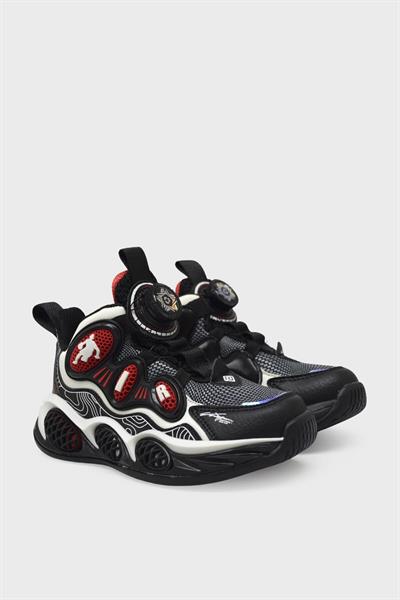 Pepino Erkek Çocuk Basket Ayakkabısı Siyah Kırmızı P-1822