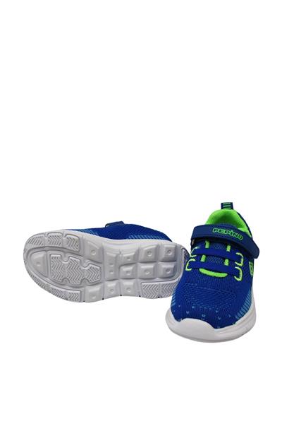 Pepino Erkek Çocuk Cırtlı Spor Ayakkabı Saks Mavisi P-658