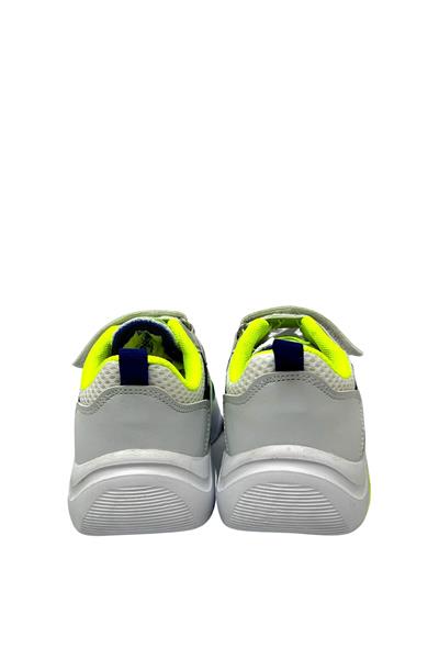 Pepino Erkek Çocuk Cırtlı Spor Ayakkabı Beyaz Sarı P-1439