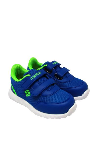 Pepino Erkek Çocuk Cırtlı Spor Ayakkabı Saks Mavisi P-801