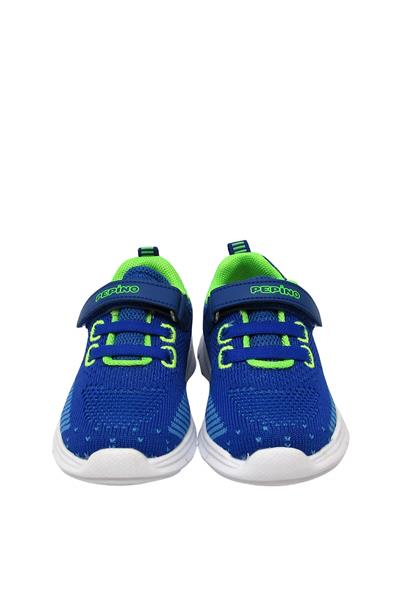 Pepino Erkek Çocuk Cırtlı Spor Ayakkabı Saks Mavisi P-658