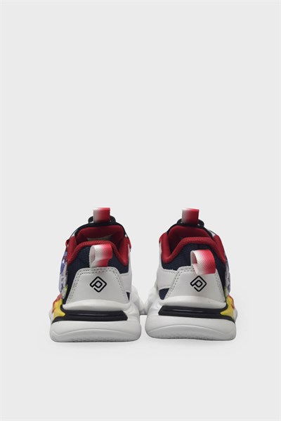 Pepino Erkek Çocuk Işıklı Sneaker Beyaz Kırmızı P-2206