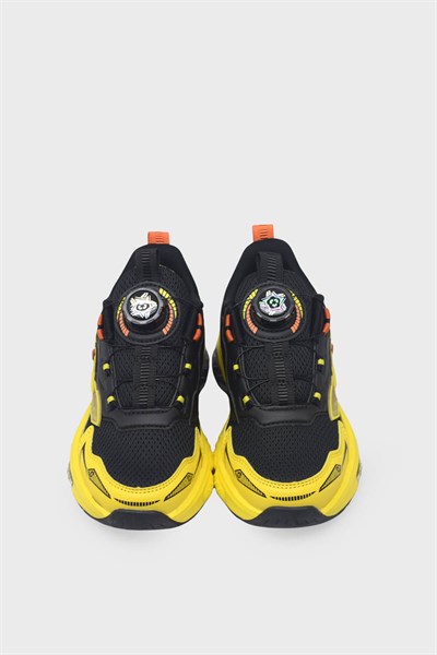 Pepino Erkek Çocuk Sneaker Siyah Sarı P-2196
