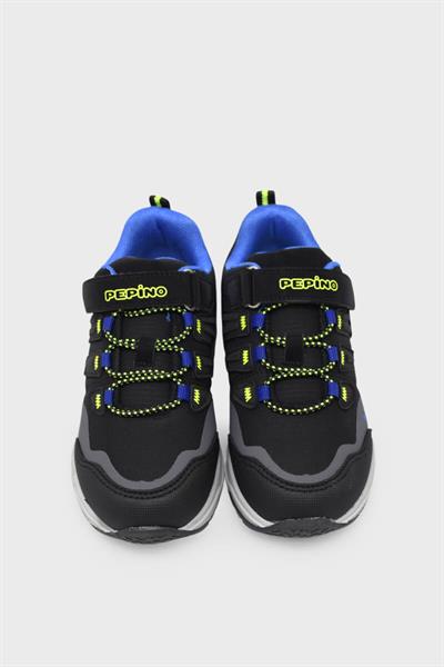 Pepino Erkek Çocuk Tracking Ayakkabı Siyah Saks Mavisi P-1538